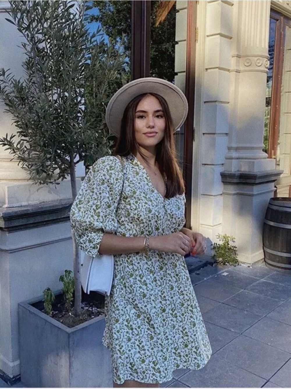Zara women’s floral print dress